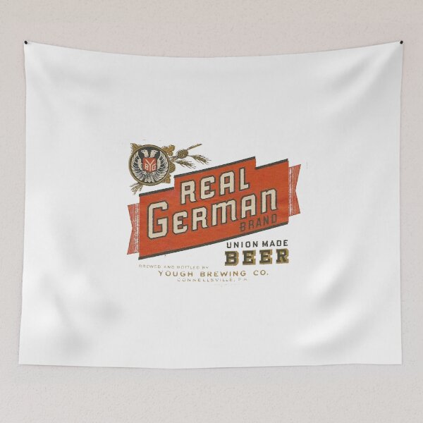 Item preview, Vintage Real German Brand Beer - Union Made - Yough Brewing Connellsville, PA designed and sold by QuayTradingCo.