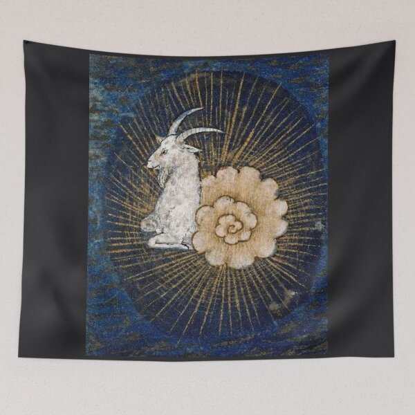 Item preview, "The Goat and the Studio Apartment", medieval painting, 5th century AD designed and sold by PatronesKawai.