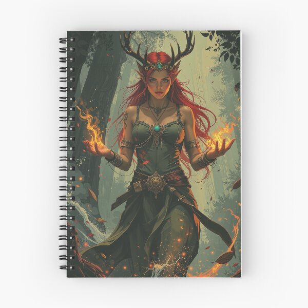 Item preview, Flame of the Forest – The Druid Queen designed and sold by DiceWay.