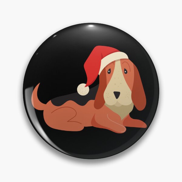 Item preview, Christmas Basset Hound  designed and sold by HolidayFantasy.