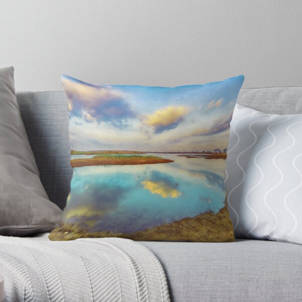 Machal Lake Throw Pillow