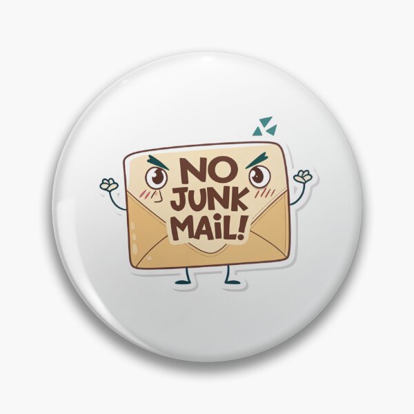 Item preview,  Save trees no junk mail designed and sold by Lucky 777.