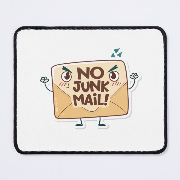 Item preview,  Save trees no junk mail designed and sold by Lucky 777.