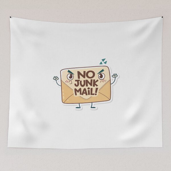 Item preview,  Save trees no junk mail designed and sold by Lucky 777.
