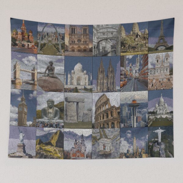 Item preview, Mosaic Landmarks designed and sold by Montage-Madness.