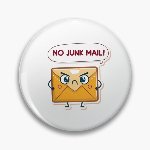 Item preview, Save trees no junk mail designed and sold by Lucky 777.