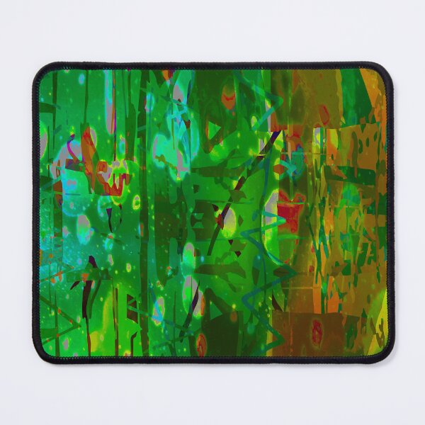 Aperçu de l'œuvre LE BOTANISTE. PEINTURE ABSTRAITE DE JARDIN. créée et vendue par 5hertz.