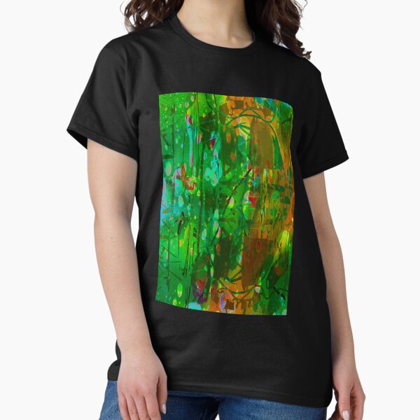 Item preview, THE BOTANIST. ABSTRACT GARDEN PAINTING. designed and sold by 5hertz.