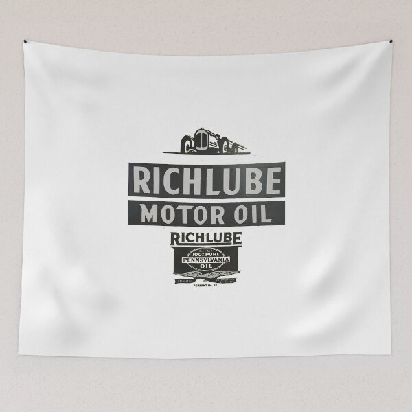 Item preview, Vintage Rich Lube Motor Oil designed and sold by QuayTradingCo.