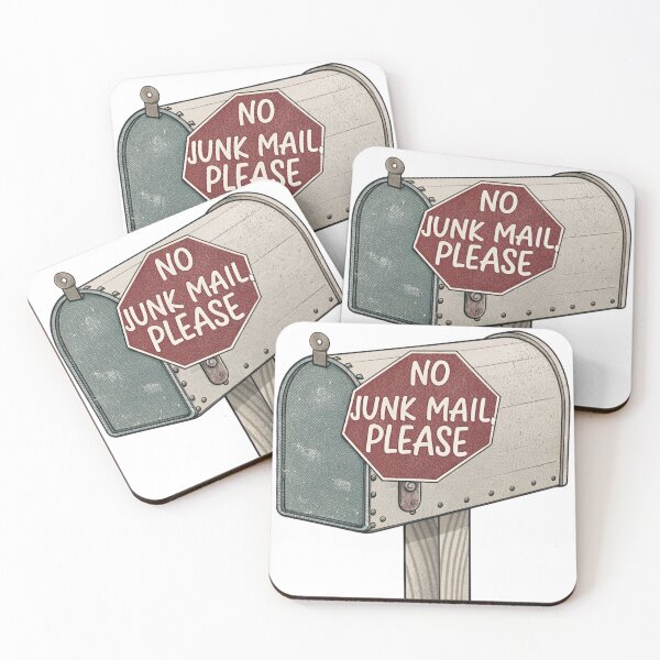 Item preview, Save trees no junk mail designed and sold by Lucky 777.