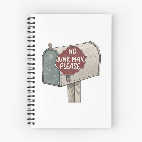 Item preview, Save trees no junk mail designed and sold by Lucky 777.