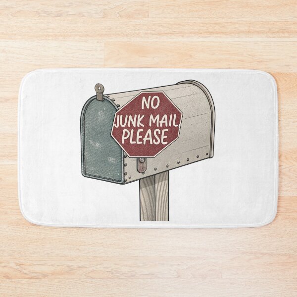 Item preview, Save trees no junk mail designed and sold by Lucky 777.