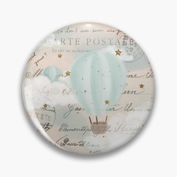 Item preview, hot air balloon postcard designed and sold by ping prints.