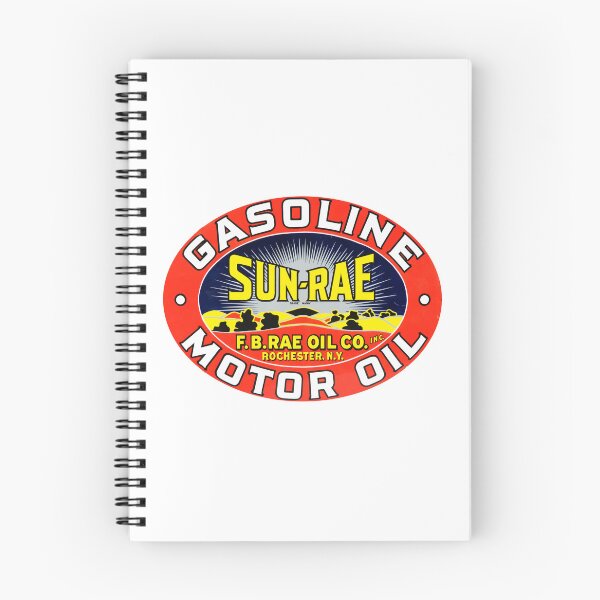 Item preview, Vintage Sun Rae Gasoline and Motor Oil - Rae Oil Co. - Rochester, New York designed and sold by QuayTradingCo.