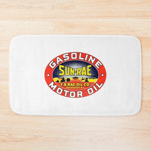 Item preview, Vintage Sun Rae Gasoline and Motor Oil - Rae Oil Co. - Rochester, New York designed and sold by QuayTradingCo.