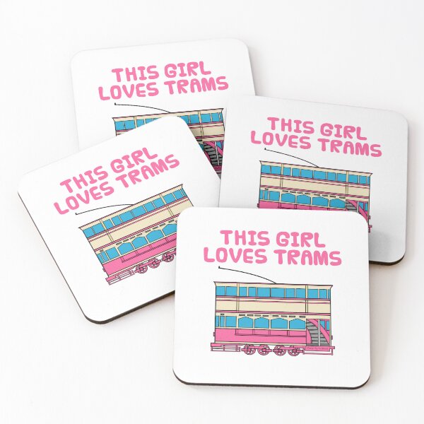 Item preview, This Girl Loves Trams, Female Rail Enthusiast designed and sold by doodlerob.