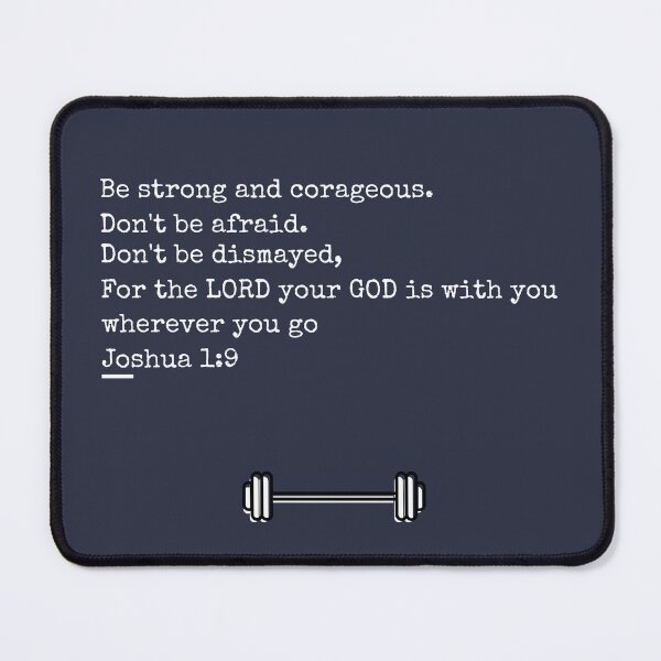 Item preview, Be strong and corageus- Joshua 1:9 designed and sold by dreamlandbuyers.