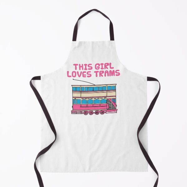 Item preview, This Girl Loves Trams, Female Rail Enthusiast designed and sold by doodlerob.