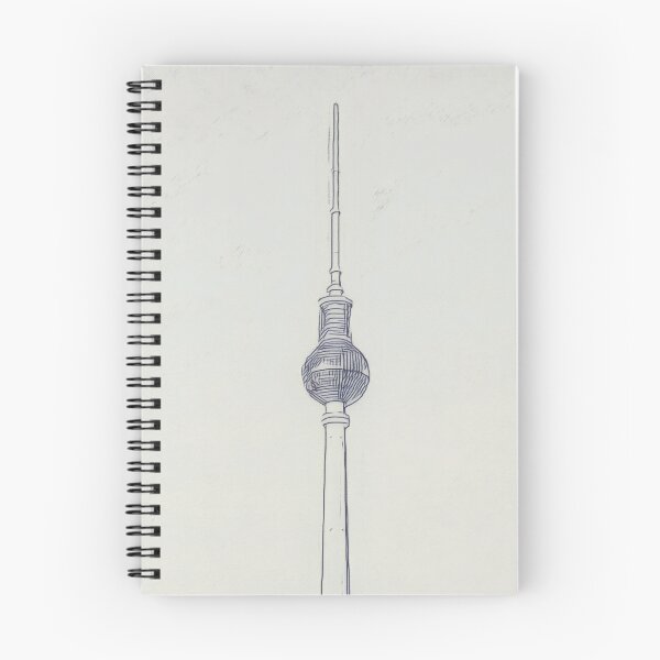 Item preview, Berlin tv tower drawing designed and sold by MiKaBerlin.