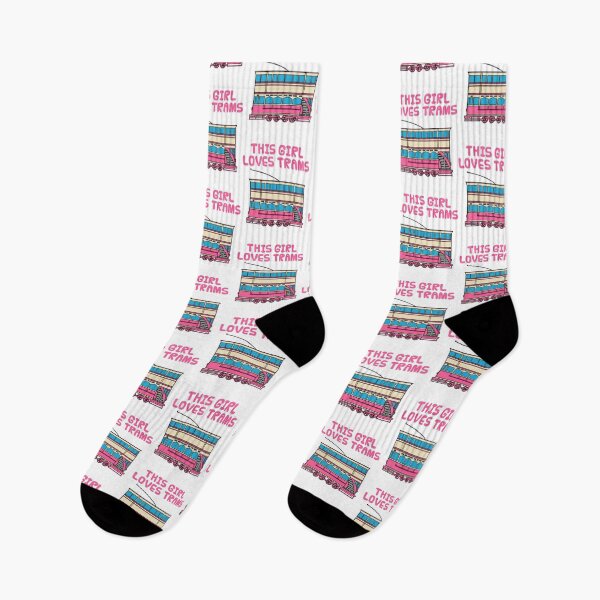 Item preview, This Girl Loves Trams, Female Rail Enthusiast designed and sold by doodlerob.