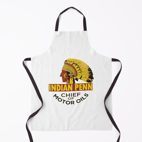 Aperçu de l'œuvre Vintage Indian Penn Chief Of Motor Oils créée et vendue par QuayTradingCo.