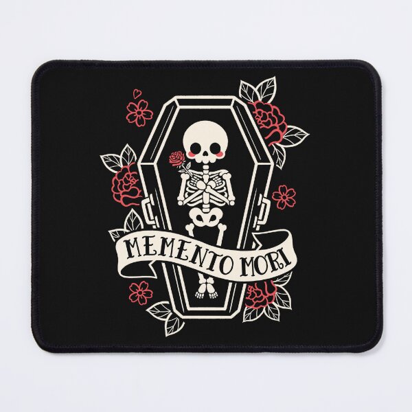 Item preview, memento mori cute skeleton coffin designed and sold by NemiMakeit.