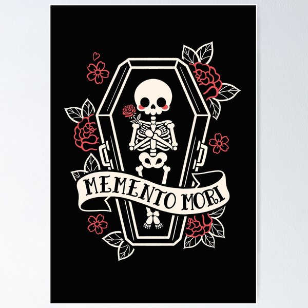 Artikel-Vorschau von Memento Mori süßer Skelettsarg, designt und verkauft von NemiMakeit.