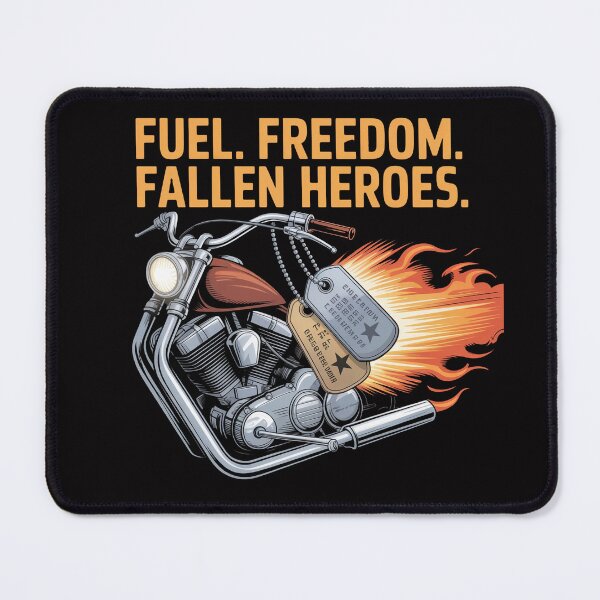Item preview, Fuel Freedom Fallen Heroes – Memorial Day for Motorcycle Enthusiasts designed and sold by Slavicsoul.