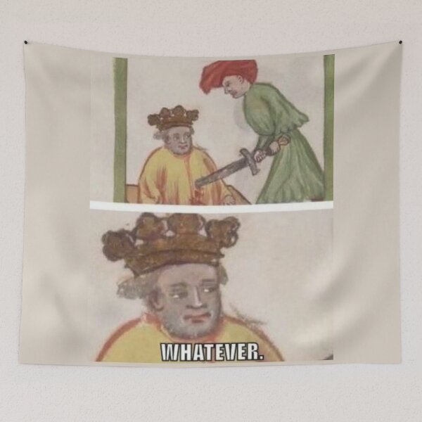 Item preview, "I don't care...I don't even want to", medieval painting, 5th century AD designed and sold by PatronesKawai.