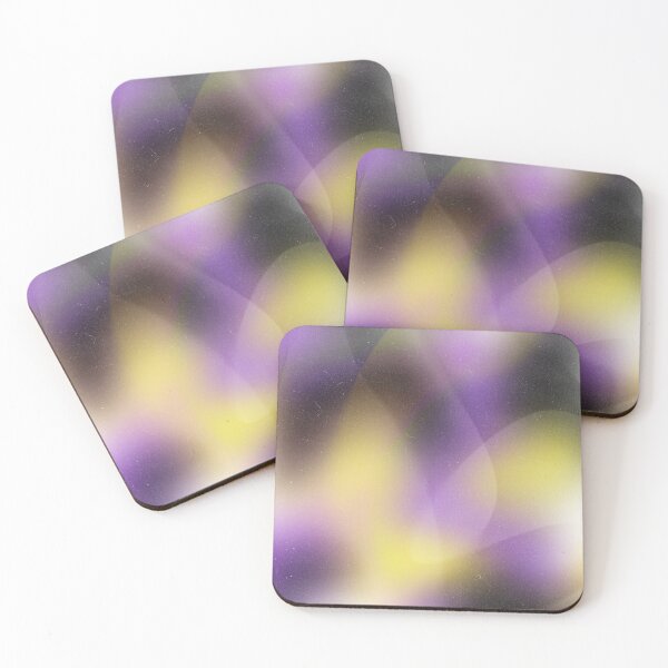 Item preview, Subtle Nonbinary Pride // Yellow, Purple, Black, & White Gradient designed and sold by Skyler Orion X.