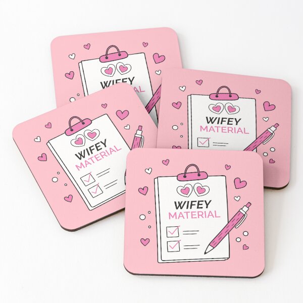 Item preview, Wifey Material Funny Relationship Quote designed and sold by TeeSou.