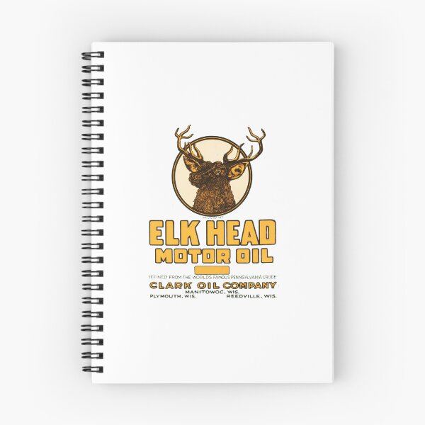 Item preview, Vintage Elk Head Motor Oil - Clark Oil Company designed and sold by QuayTradingCo.