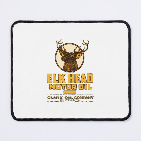 Item preview, Vintage Elk Head Motor Oil - Clark Oil Company designed and sold by QuayTradingCo.