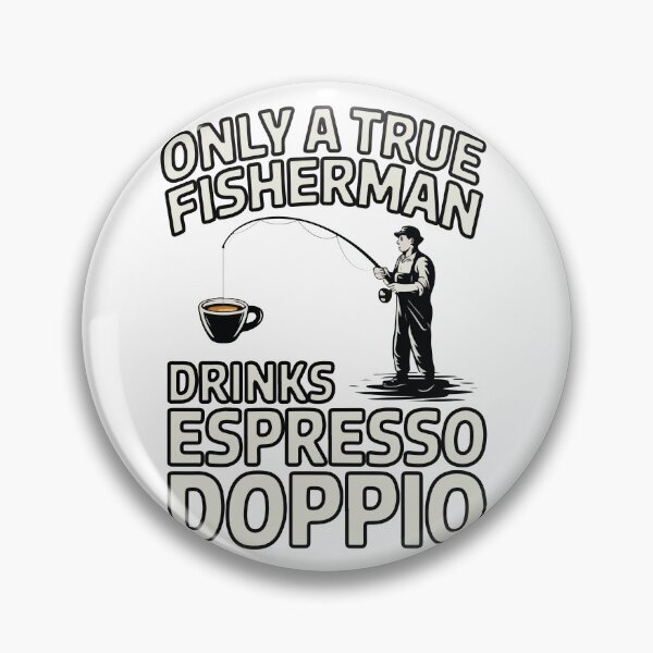 Item preview, the ultimate art for passionate anglers and a coffee lover designed and sold by e-milka.
