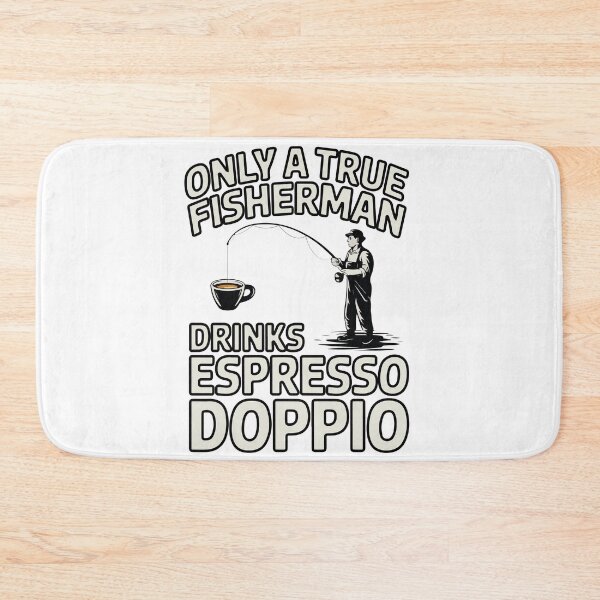 Item preview, the ultimate art for passionate anglers and a coffee lover designed and sold by e-milka.