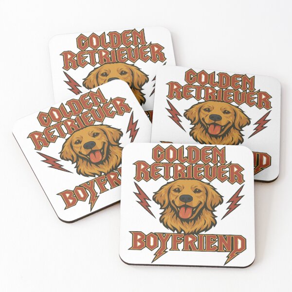 Artikelvorschau, Golden Retriever Boyfriend Metal Band entworfen und verkauft von TheMikePProject.