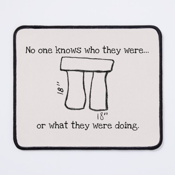 Item preview, Stonehenge! (for light backgrounds) designed and sold by Nerdy Gurdy Clothing Co..