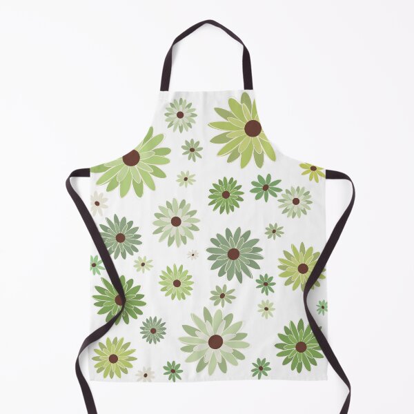 Item preview, Fresh Peridot Daisy Garden | Light Green Wildflower Pattern Doodle designed and sold by Olitvia.