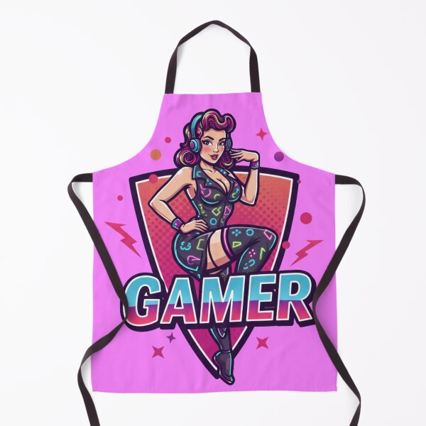 Item preview, Retro Gamer with Neon Style designed and sold by JonelleTshirts.