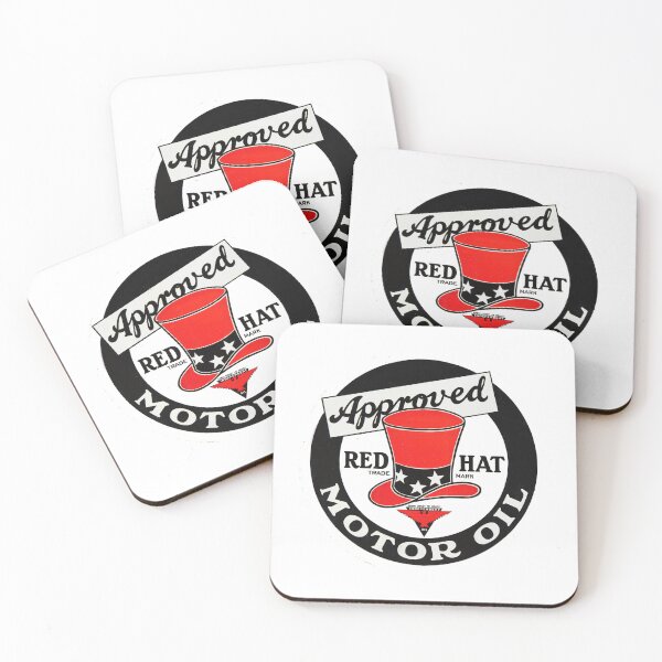 Item preview, Vintage Red Hat Motor Oil designed and sold by QuayTradingCo.