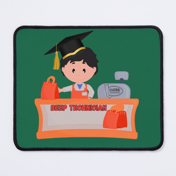 Item preview, Cashier and student, designed and sold by PeteLawliiet.