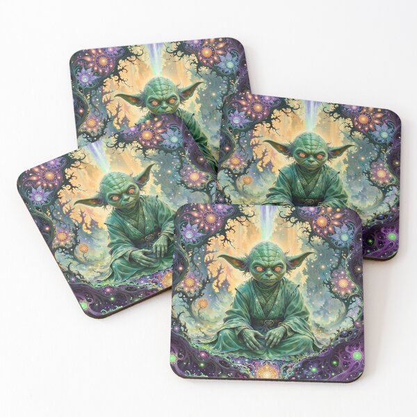 Item preview, Master Yoda – Psychedelic Mandala Force designed and sold by Neo-Studio.