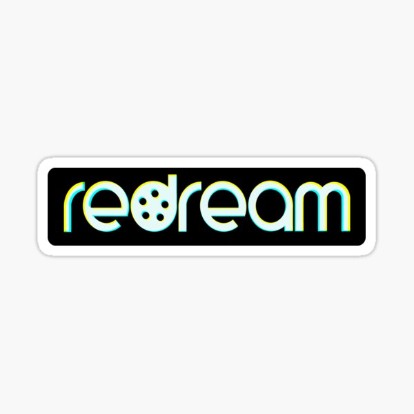 Item preview, REDREAM Sticker/Magnet (Yellow/Teal), Hotel Reverie - Black Mirror  designed and sold by Metcraft.