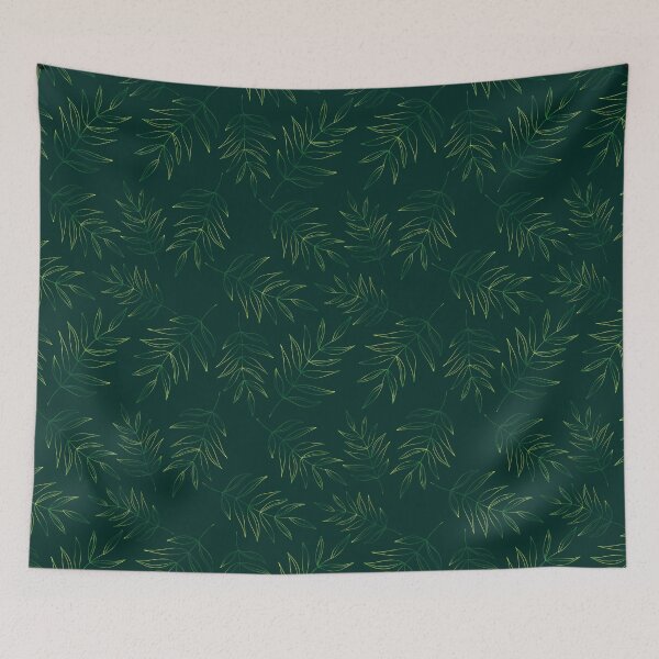 Item preview, Luxury green tropical leaves designed and sold by WebItani patterns.