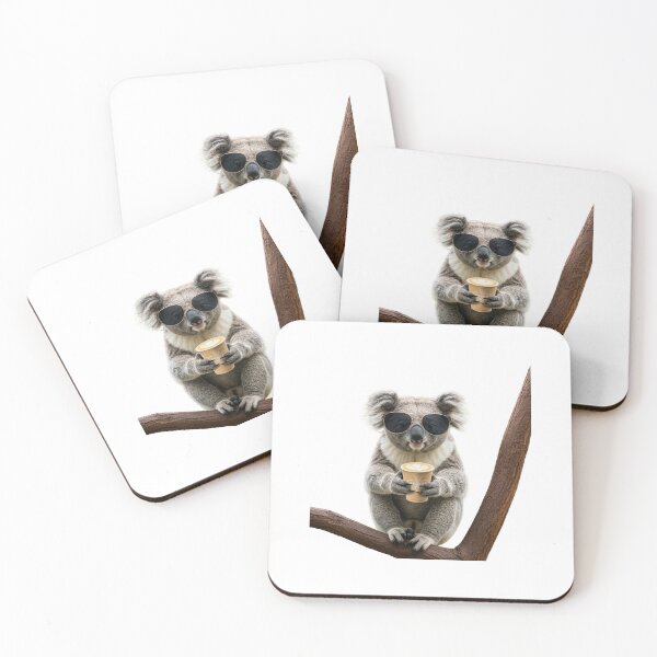 Item preview, Coola Koala – Aussie Vibes & Flat White Coffee  Australian animal  designed and sold by LifeArt24.