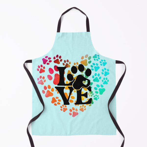 Item preview, Small Paws, Big Heart – Colorful Paw Print Love designed and sold by GusiaTreasures.
