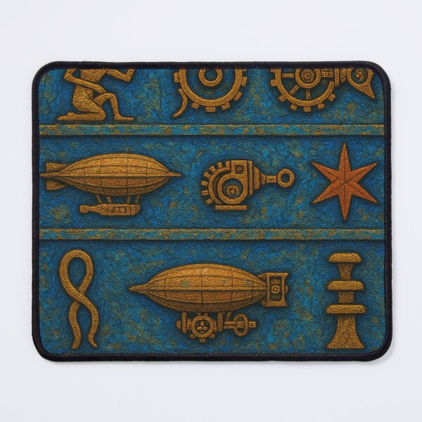Item preview, Sacred Frieze in Sapphire Blue designed and sold by VidyoeDesigns67.