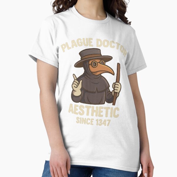 Item preview, Plague Doctor Aesthetic Since 1347 – Funny Black Death History designed and sold by BhuberryArt2022.