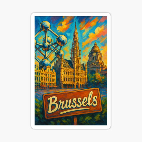 Aperçu de l'œuvre Bruxelles, Bruxelles créée et vendue par Jogi77.