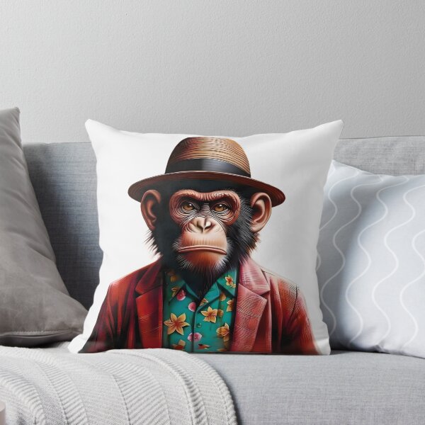 Item preview, 80s Miami Style Monkey – Funky Urban Animal designed and sold by FunkyFauna.